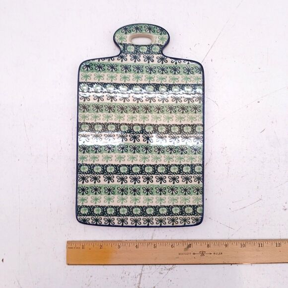 Ceramika Artystyczna Cutting Board #411-1036X Traditional Kitchenware 7x11.25" - Picture 14 of 15